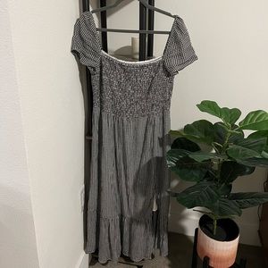 Abercrombie baby doll midi dress